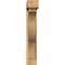 Ekena Millwork Funston Block Rough Sawn Bracket w/ Offset Brace, Western Red Cedar, 6"W x 24"D x 36"H BKT0604X24X36FST05RWR - alternate 2